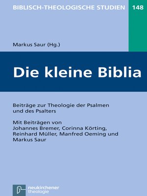 cover image of Die kleine Biblia